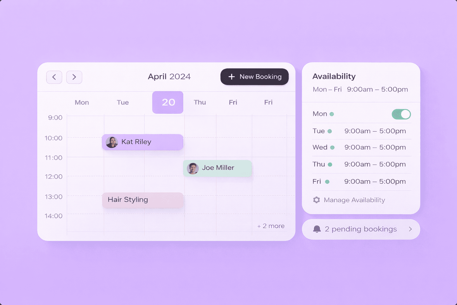 Stay in control of your schedule